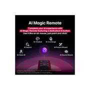 LG 75 inch QNED AI QNED82 4K Smart TV AI Magic remote HDR10 webOS25 2025