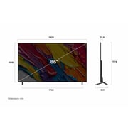 LG 86 inch QNED AI QNED82 4K Smart TV AI Magic remote HDR10 webOS25 2025