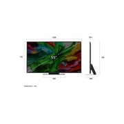 LG 55 inch QNED evo AI QNED86 MiniLED 4K Smart TV AI Magic remote Dolby webOS25 2025