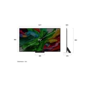 LG 75 inch QNED evo AI QNED86 MiniLED 4K Smart TV AI Magic remote Dolby webOS25 2025