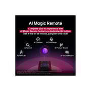 LG 75 inch LG UHD AI UA85 4K Smart TV AI Magic Remote Ready HDR10 webOS25 2025
