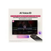 LG 75 inch LG UHD AI UA85 4K Smart TV AI Magic Remote Ready HDR10 webOS25 2025