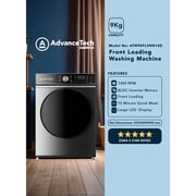 Advancetech America Front Load Washer 9 kg - ATW90FLSWB14D