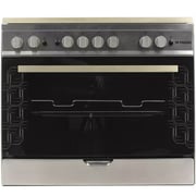 Fresh Free Standing 5 Burner Gas Cookers 60cm Stainless Steel/Black - FSC9060
