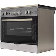 Fresh Free Standing 5 Burner Gas Cookers 60cm Stainless Steel/Black - FSC9060