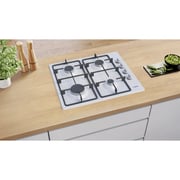 Bosch Series 2 Built In 4 Cooking Zone Gas Hob 60cm Stainless Steel - PBP6C5K60M