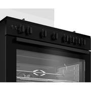 Beko 5 Burner Gas Cooker 90cm Black - BGGR11127GBA