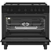 Beko 5 Burner Gas Cooker 90cm Black - BGGR11127GBA