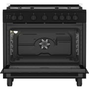 Beko 5 Burner Gas Cooker 90cm Black - BGGR11127GBA
