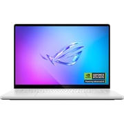 Asus ROG Zephyrus G16 Gaming (2025) Laptop - AMD Ryzen AI 7-350 / 16inch WQXGA / 2TB SSD / 32GB RAM / 8GB NVIDIA GeForce RTX 5070 Graphics / Windows 11 Home / English & Arabic Keyboard / White / Middle East Version - [GA605KP-AI-OLED322W]