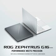 Asus ROG Zephyrus G16 Gaming (2025) Laptop - AMD Ryzen AI 7-350 / 16inch WQXGA / 2TB SSD / 32GB RAM / 8GB NVIDIA GeForce RTX 5070 Graphics / Windows 11 Home / English & Arabic Keyboard / White / Middle East Version - [GA605KP-AI-OLED322W]