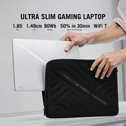 Asus ROG Zephyrus G16 Gaming (2025) Laptop - AMD Ryzen AI 7-350 / 16inch WQXGA / 2TB SSD / 32GB RAM / 8GB NVIDIA GeForce RTX 5070 Graphics / Windows 11 Home / English & Arabic Keyboard / White / Middle East Version - [GA605KP-AI-OLED322W]