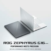 Asus ROG Zephyrus G16 Gaming (2025) Laptop - AMD Ryzen AI 7-350 / 16inch WQXGA / 1TB SSD / 32GB RAM / 8GB NVIDIA GeForce RTX 5060 Graphics / Windows 11 Home / English & Arabic Keyboard / Eclipse Gray / Middle East Version - [GA605KM-AI-OLED132W]