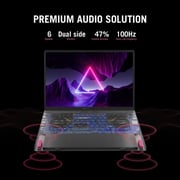 Asus ROG Zephyrus G16 Gaming (2025) Laptop - AMD Ryzen AI 7-350 / 16inch WQXGA / 1TB SSD / 32GB RAM / 8GB NVIDIA GeForce RTX 5060 Graphics / Windows 11 Home / English & Arabic Keyboard / Eclipse Gray / Middle East Version - [GA605KM-AI-OLED132W]