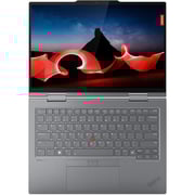 Lenovo ThinkPad X1 Gen 9 2-in-1 Convertible (2025) Laptop - 1st Gen / Intel Core Ultra 7-155U / 14inch WUXGA / 1TB SSD / 32GB / Intel Graphics / Windows 11 Pro / English & Arabic Keyboard / Grey / Middle East version - [21KE000CGR] + Wireless Headset