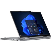 Lenovo ThinkPad X1 Gen 9 2-in-1 Convertible (2025) Laptop - 1st Gen / Intel Core Ultra 7-155U / 14inch WUXGA / 1TB SSD / 32GB / Intel Graphics / Windows 11 Pro / English & Arabic Keyboard / Grey / Middle East version - [21KE000CGR] + Wireless Headset