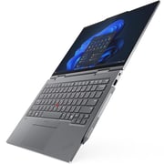 Lenovo ThinkPad X1 Gen 9 2-in-1 Convertible (2025) Laptop - 1st Gen / Intel Core Ultra 7-155U / 14inch WUXGA / 1TB SSD / 32GB / Intel Graphics / Windows 11 Pro / English & Arabic Keyboard / Grey / Middle East version - [21KE000CGR] + Wireless Headset