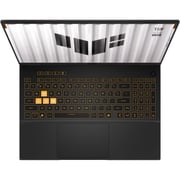 Asus TUF F16 Gaming (2025) Laptop - 14th Gen / Intel Core i7-14650HX / 16inch WUXGA / 1TB SSD / 16GB RAM / 8GB NVIDIA GeForce RTX 5060 Graphics / Windows 11 Home / English & Arabic Keyboard / Jaeger Gray / Middle East Version - [FX608JMR-RV010W]