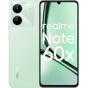 Realme Note 60X 4G 64GB 3GB RAM Wilderness Green Dual Sim Smartphone - RMX3938 - Middle East Version