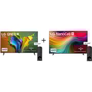 LG 98inch QNED89 4K QNED webOS Television (2024 Model) - 98QNED89T6A + 75NANO81T6A 75inch 4K Smart Television