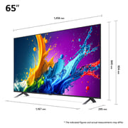 LG 65inch QNED80 4K QNED webOS Television (2024 Model) - 65QNED80T6B + S40T Sound Bar 2.1