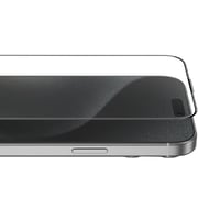 Green Lion Sir Louis 3D Curved Advanced Round Edge Glass Black/Clear iPhone 16 Pro Max - GNL3DCR16PMCL