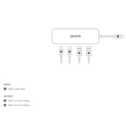 Dicota 4-in-1 USB-C Hub - D32061