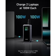 Anker Power Bank 20000mAh Black - A1336 + A1902 Base Charger Black