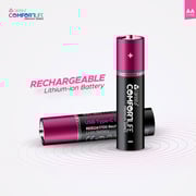 Rafeed Comfortlife AA Rechargeable Batteries And Charger Set - EQ0747
