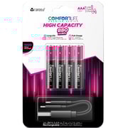 Rafeed Comfortlife AAA Rechargeable Batteries And Charger Set - EQ0749