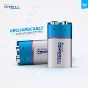 Rafeed Comfortlife 9V Rechargeable Battery And Charger - EQ0756