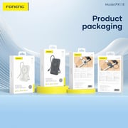 Foneng 10000mAh Magnetic Wireless Power Bank with Built-in Cable & Stand (22.5W) - Assorted