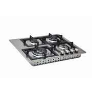 Fulgor Gas Hob, 60cm, 4 Burners, Stainless Steel - HFG64LG4BFT
