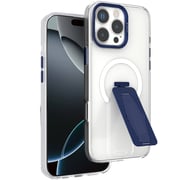 Levelo Morphix Magsafe Grip Case Blue iPhone 16 Pro Max - LVLMMGC16PMBL