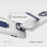 Levelo Morphix Magsafe Grip Case Blue iPhone 16 Pro Max - LVLMMGC16PMBL