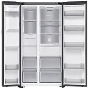Samsung 615L, Bespoke AI Refrigerator SBS AI Home - RS90F64D1FAE