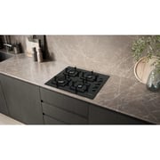 Siemens iQ300 Built-in 4 Burner Gas Hob 60cm Black - EO6C6PP30M