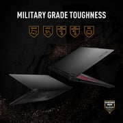 Asus TUF A16 Gaming (2025) Laptop - AMD Ryzen 7-260 / 16inch FHD+ / 512GB SSD / 16GB RAM / Shared AMD Radeon Graphics / Windows 11 Home / English & arabic Keyboard / Jaeger Gray / Middle East Version - [FA608UH-G1S825W]