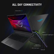 Asus ROG Strix G16 Gaming (2025) Laptop - 14th Gen / Intel Core i7 14650HX / 16inch FHD+ / 1TB SSD / 16GB RAM / 8GB NVIDIA GeForce RTX 5050 Graphics / Windows 11 Home / English & Arabic Keyboard / Eclipse Gray / Middle East Version - [G615JHR-1SG7821W]