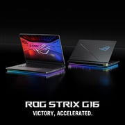 Asus ROG Strix G16 Gaming (2025) Laptop - 14th Gen / Intel Core i7 14650HX / 16inch FHD+ / 1TB SSD / 16GB RAM / 8GB NVIDIA GeForce RTX 5050 Graphics / Windows 11 Home / English & Arabic Keyboard / Eclipse Gray / Middle East Version - [G615JHR-1SG7821W]