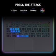 Asus ROG Strix G16 Gaming (2025) Laptop - 14th Gen / Intel Core i7 14650HX / 16inch FHD+ / 1TB SSD / 16GB RAM / 8GB NVIDIA GeForce RTX 5050 Graphics / Windows 11 Home / English & Arabic Keyboard / Eclipse Gray / Middle East Version - [G615JHR-1SG7821W]