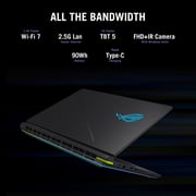 Asus ROG Strix G16 Gaming (2025) Laptop - 14th Gen / Intel Core i7 14650HX / 16inch FHD+ / 1TB SSD / 16GB RAM / 8GB NVIDIA GeForce RTX 5050 Graphics / Windows 11 Home / English & Arabic Keyboard / Eclipse Gray / Middle East Version - [G615JHR-1SG7821W]