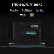 Asus ROG Strix G16 Gaming (2025) Laptop - 14th Gen / Intel Core i7 14650HX / 16inch FHD+ / 1TB SSD / 16GB RAM / 8GB NVIDIA GeForce RTX 5050 Graphics / Windows 11 Home / English & Arabic Keyboard / Eclipse Gray / Middle East Version - [G615JHR-1SG7821W]