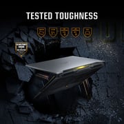 Asus TUF F16 Gaming (2025) Laptop - 2nd Series / Intel Core 5-210H / 16inch FHD+ / 512GB SSD / 16GB RAM / 6GB NVIDIA GeForce RTX 3050 Graphics / Windows 11 Home / English & Arabic Keyboard / Meccha Gray / Middle East Version - [FX607VJ-RL012W]