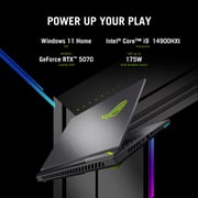 Asus ROG Strix G18 Gaming (2025) Laptop - 14th Gen / Intel Core i9-14900HX / 18inch 2.5K / 1TB SSD / 32GB RAM / 8GB NVIDIA GeForce RTX 5070 Graphics / Windows 11 Home / English & Arabic Keyboard / Eclipse Grey / Middle East Version - [G815JPR-G91621W]