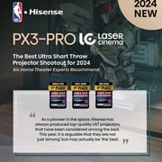 Hisense TriChroma Laser Projector - PX3 Pro