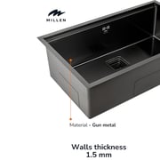 Millen Undermount Single Bowl Sink 1pc - MS15835025GM