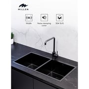 Millen Undermount Double Bowl Sink 1pc - MSDB864422GM