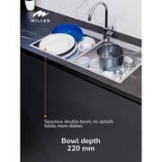 Millen Topmount Single Bowl Sink 1pc - MTPSDB865022SS