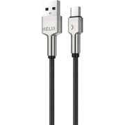 Helix USB-C Cable 1.2m Silver - Heli Cord-UC